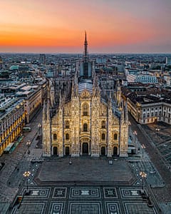Milano en Lombardie Italie