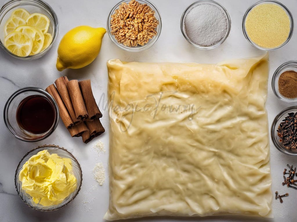 Bakllava croustillant, aux noix et végétalien redéfini 6