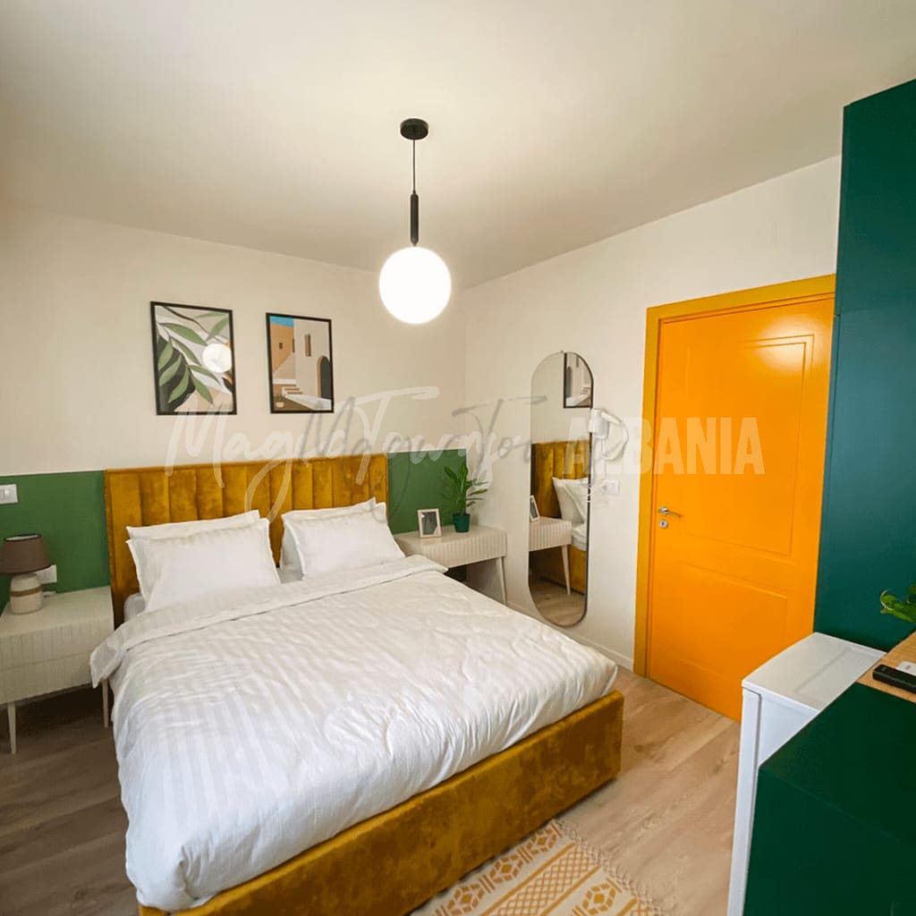 7 fantastiske lejligheder i Tirana til leje for under $45/nat 13 Three Doors Apartments, Papaya 1-værelses lejlighed
