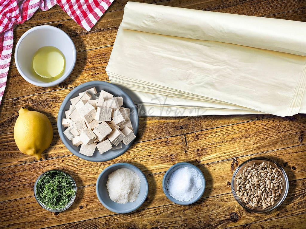 Veganes albanisches Byrek: Schnelles und einfaches Rezept 7 Zutaten veganer albanischer Burek