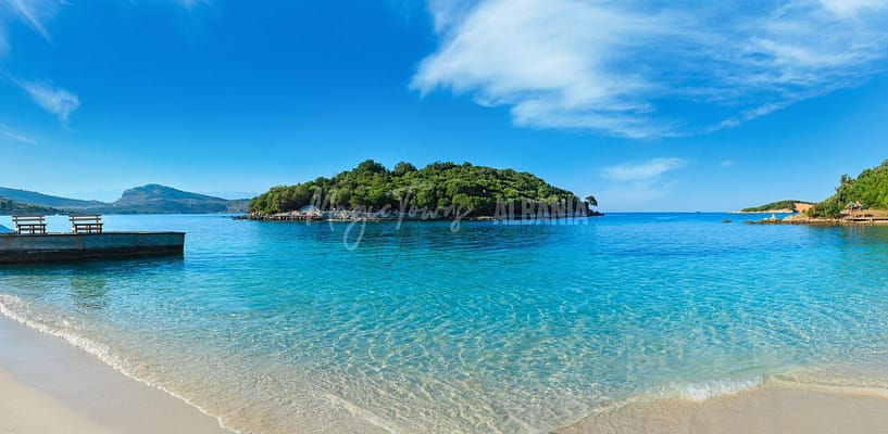 Plage de Ksamil, Albanie.