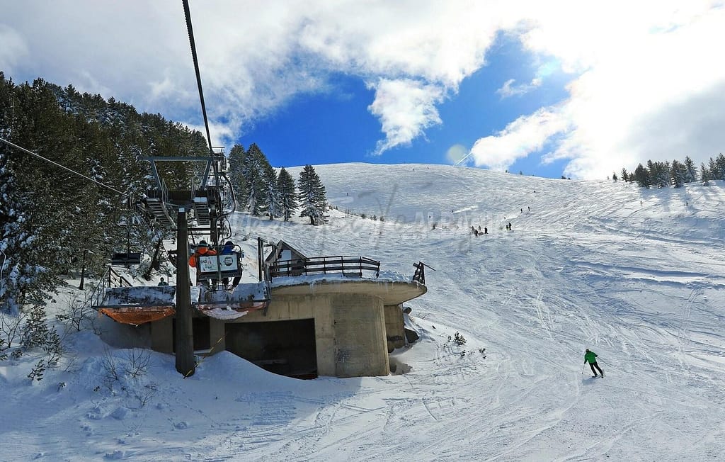 Brezovica ski resort, one of the best skiing centres in and near Albania.