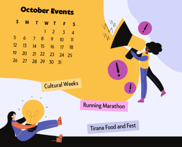 October events in Tirana