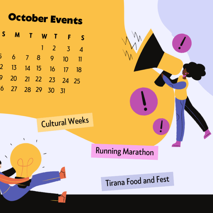 October events in Tirana
