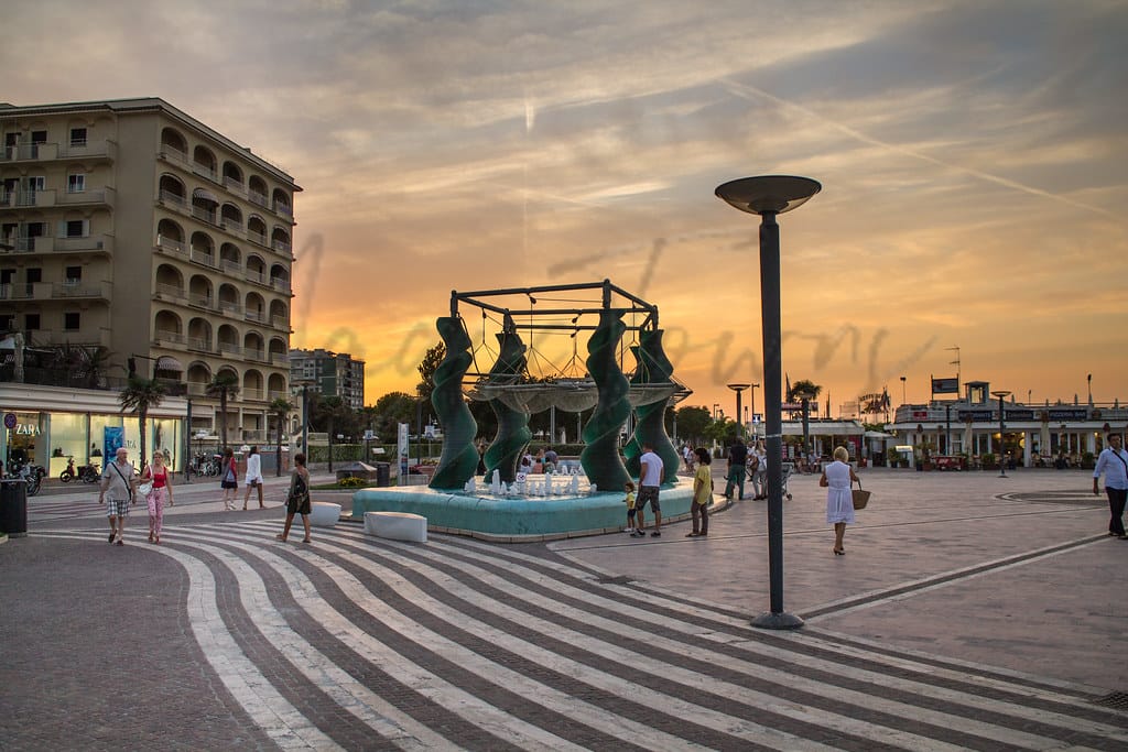 Riccione in Emilia-Romagna Italy