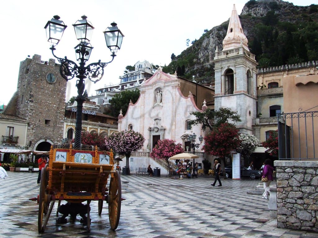 Taormina in Sicilia Italy