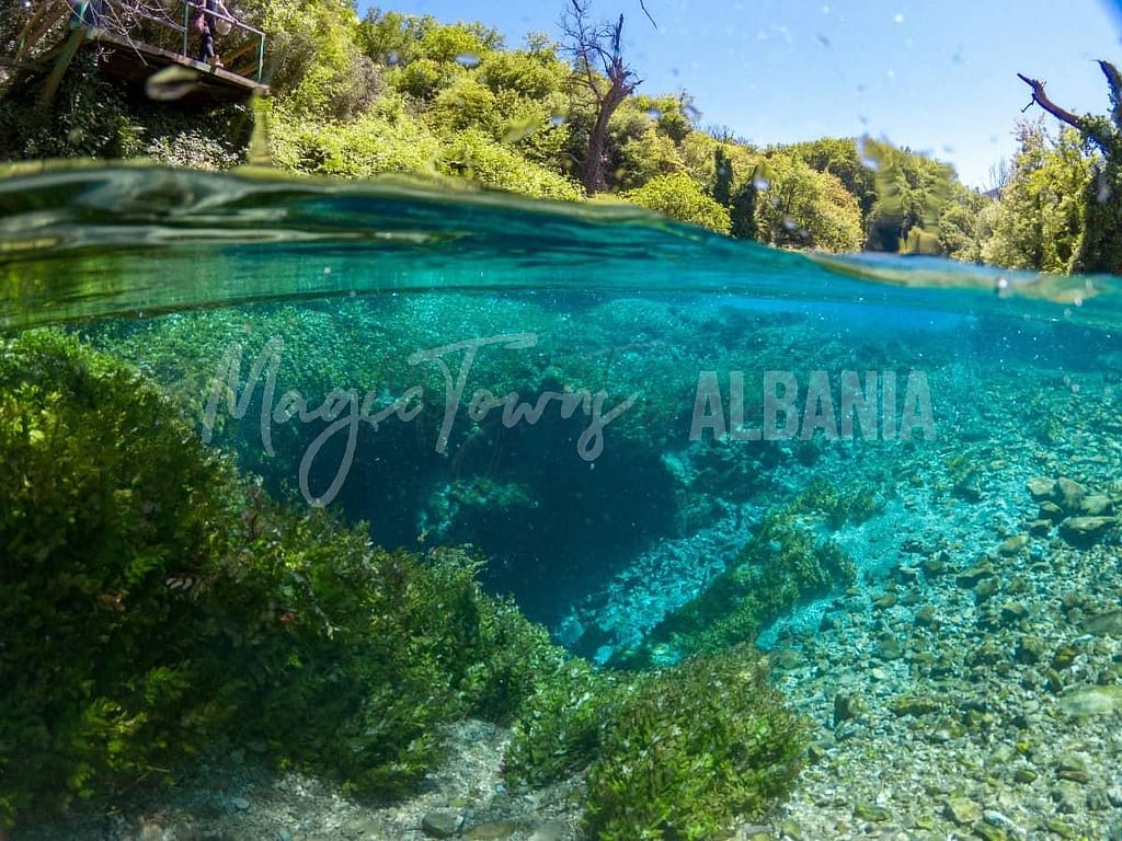 Blue Eye water spring in Albania.