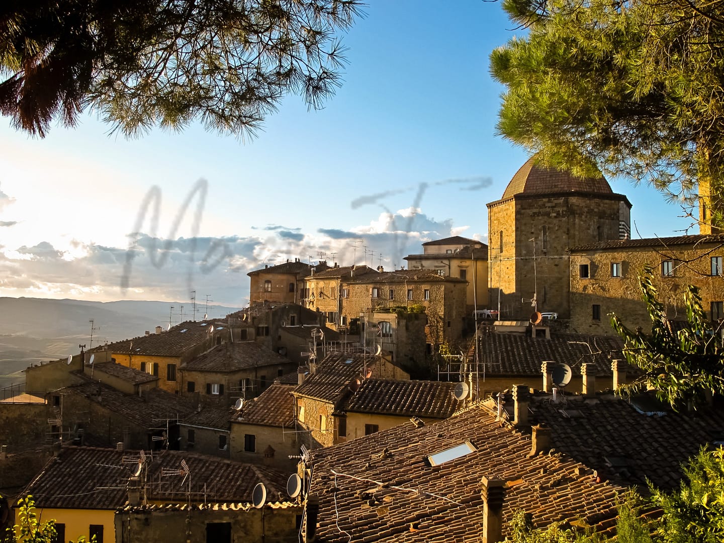 Volterra in der Toskana Italien