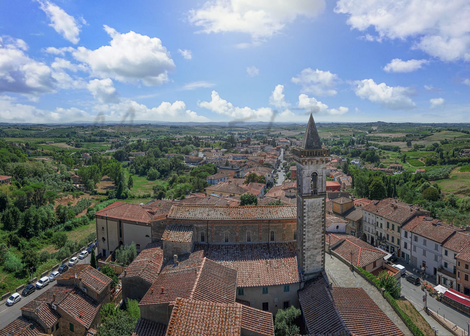 Vinci in Toscana Italy