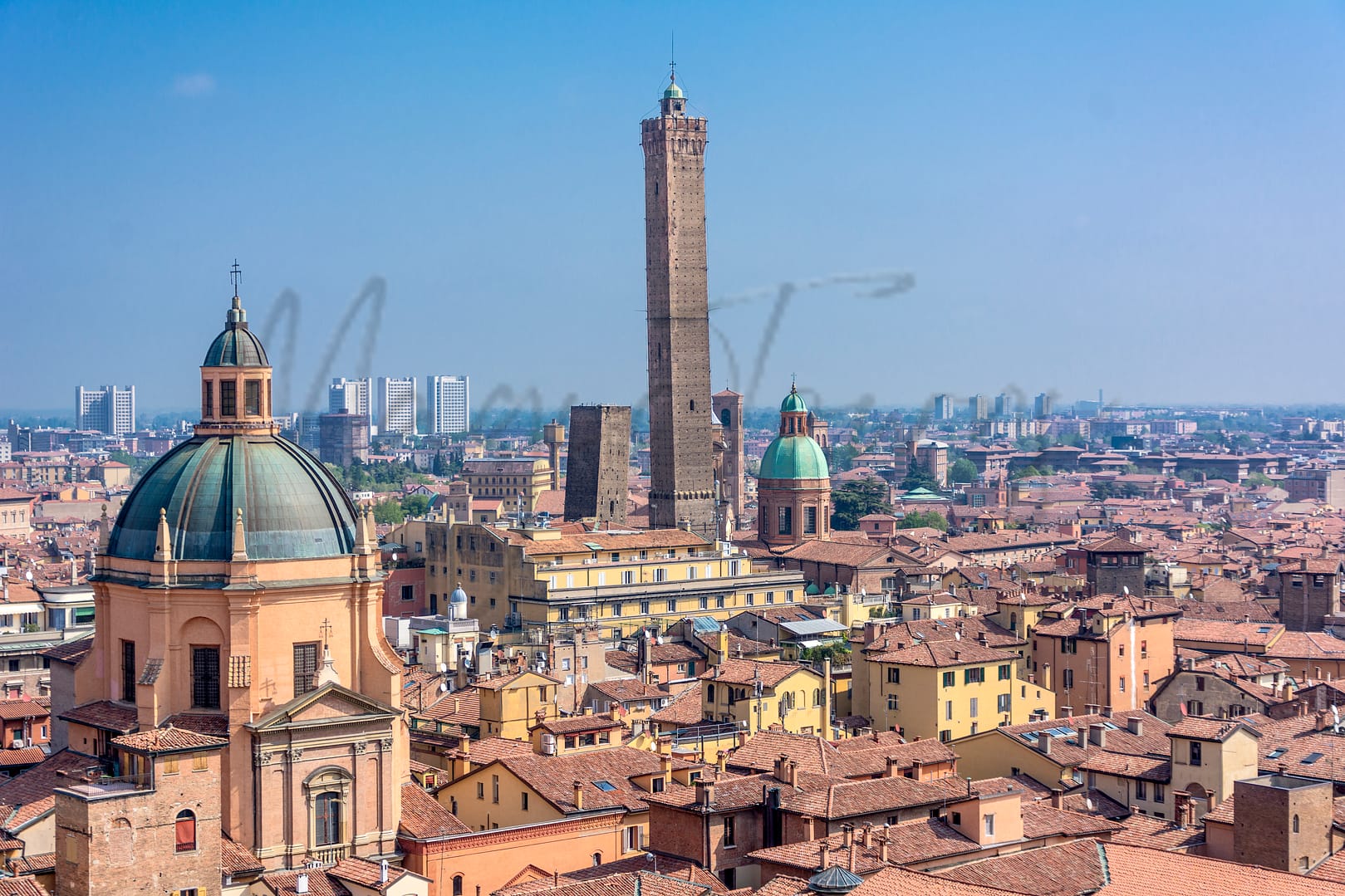 Bologna in Emilia-Romagna Italy