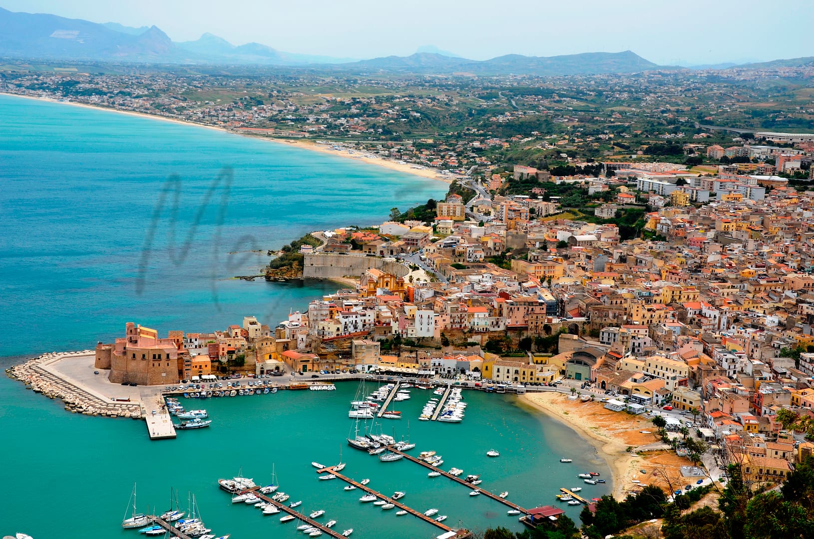 Castellammare del Golfo in Sicilia Italy