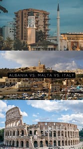 Living in Albania, Malta, or Italy