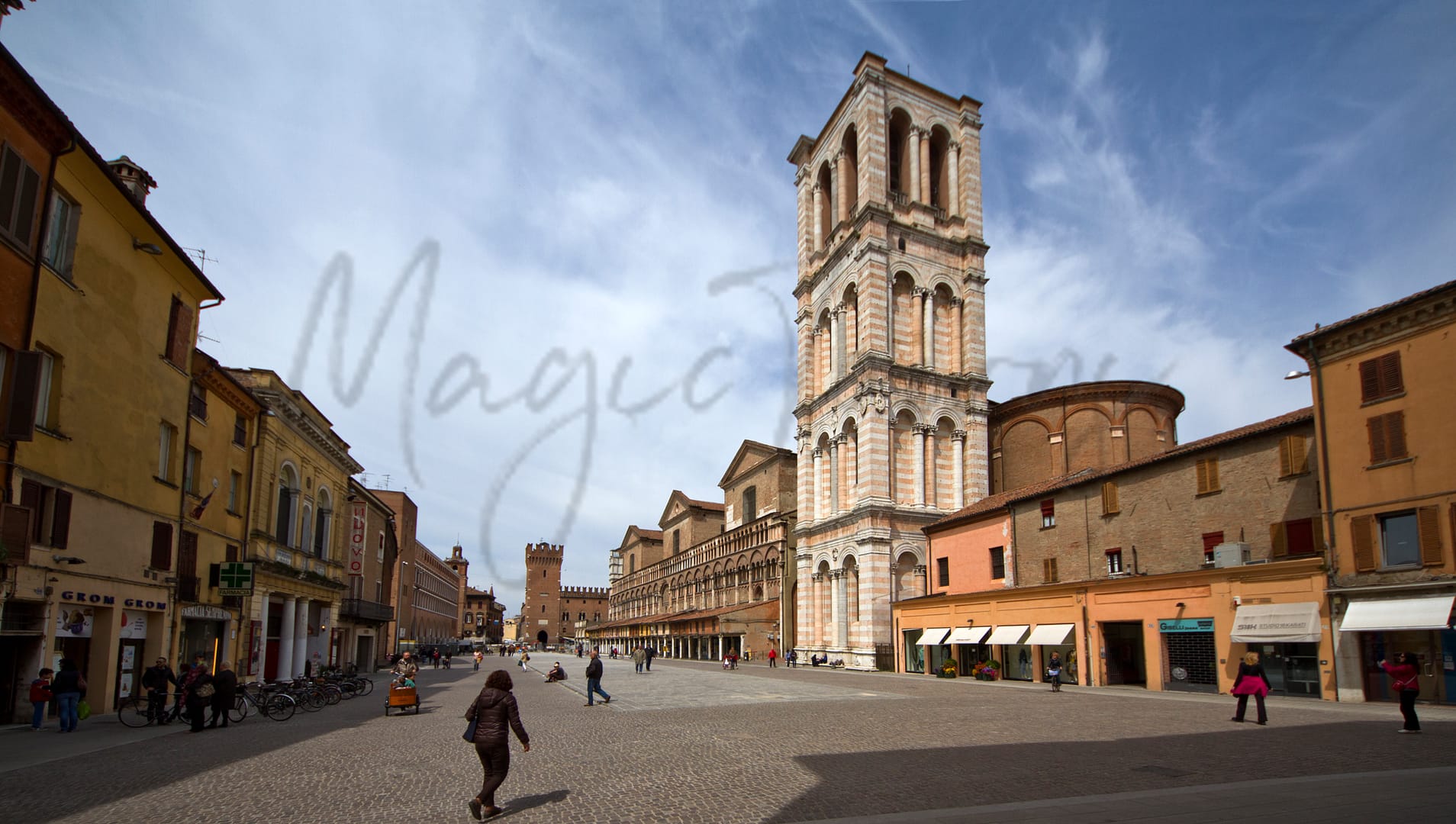 Ferrara in Emilia-Romagna Italy