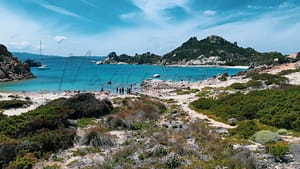 La Maddalena i Sardinien Italien