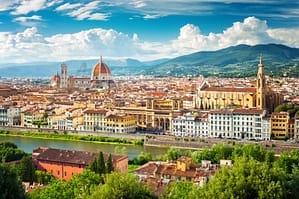 Firenze i Toscana Italien