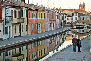 Comacchio in Emilia-Romagna Italy