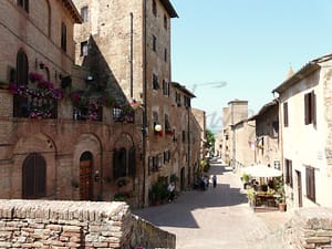 Certaldo in Toscana Italy