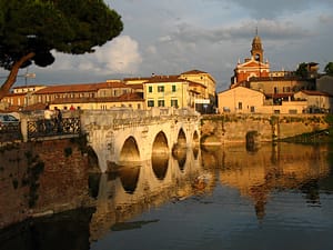 Rimini in Emilia-Romagna Italy