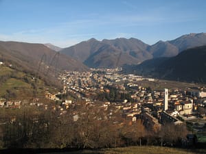 Villa Carcina in der Lombardei Italien