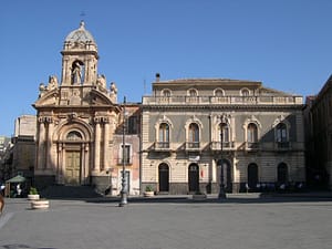 Biancavilla på Sicilien Italien