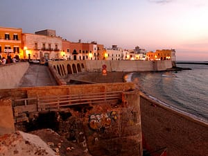 Gallipoli i Puglia Italien