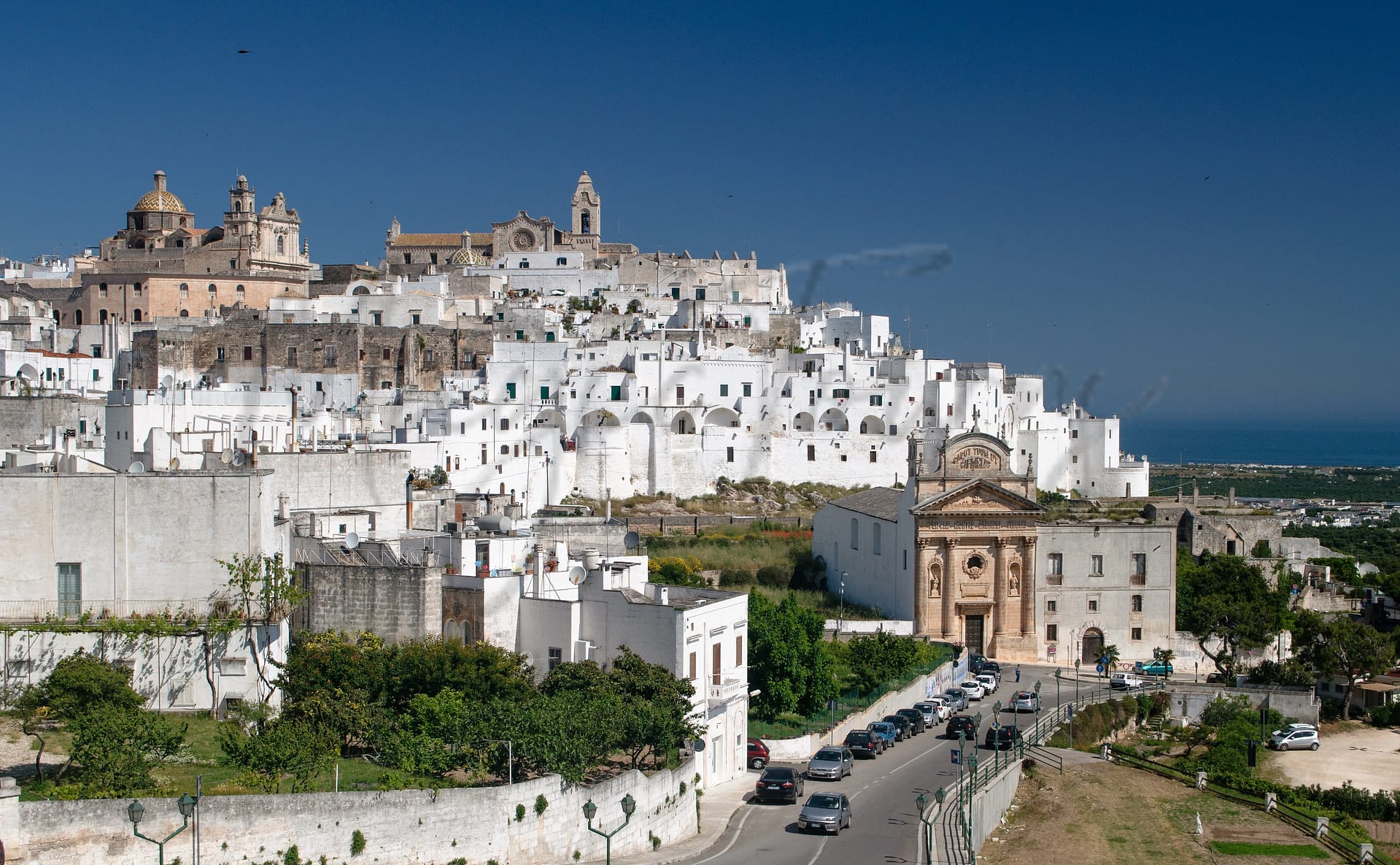 Ostuni in Apulien Italien