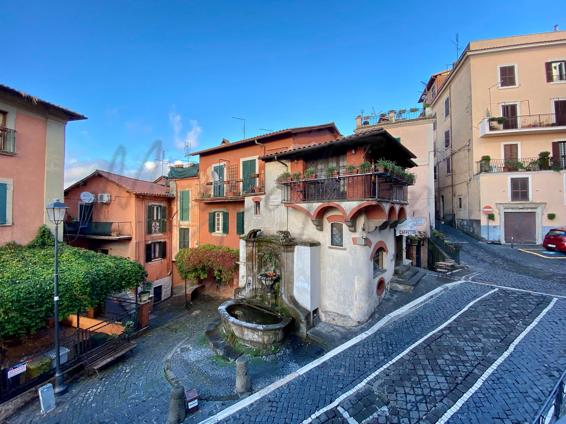 Rocca di Papa i Lazio Italien