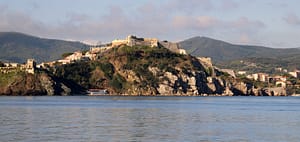 Portoferraio i Toscana Italien