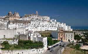 Ostuni dans les Pouilles Italie