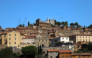 Campiglia Marittima i Toscana Italien