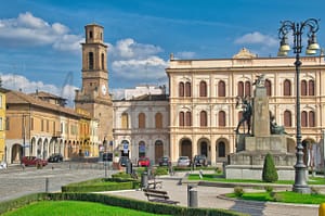 Novellara in der Emilia-Romagna Italien