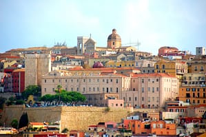 Cagliari in Sardegna Italia