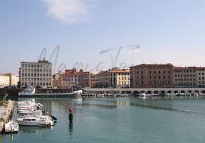 Livorno i Toscana Italien