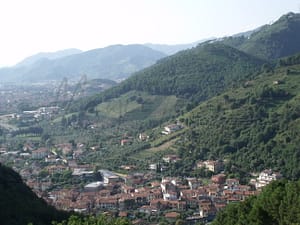 Montignoso in der Toskana Italien