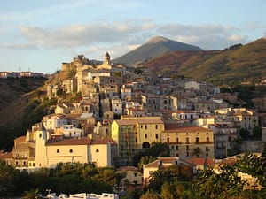 Scalea i Calabrien Italien