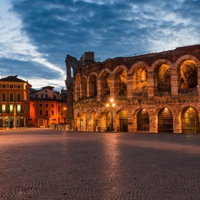 Romantische Städte in Venetien