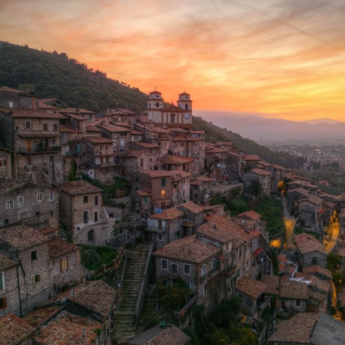 Artena dans le Latium Italie