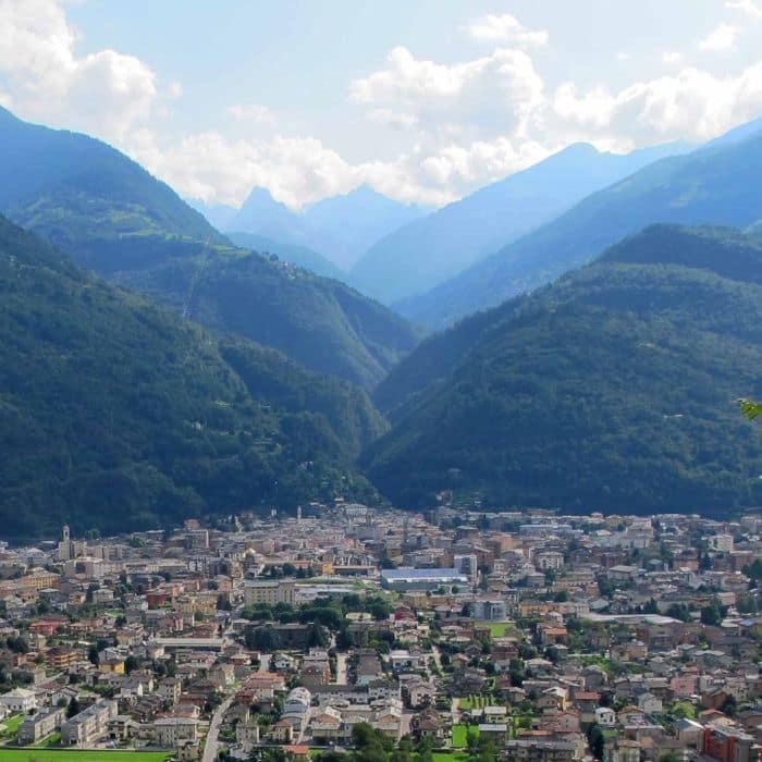 Morbegno en Lombardie Italie