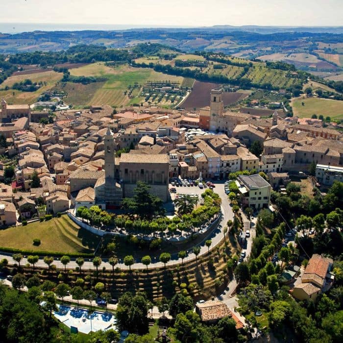 Potenza Picena i Marche Italien