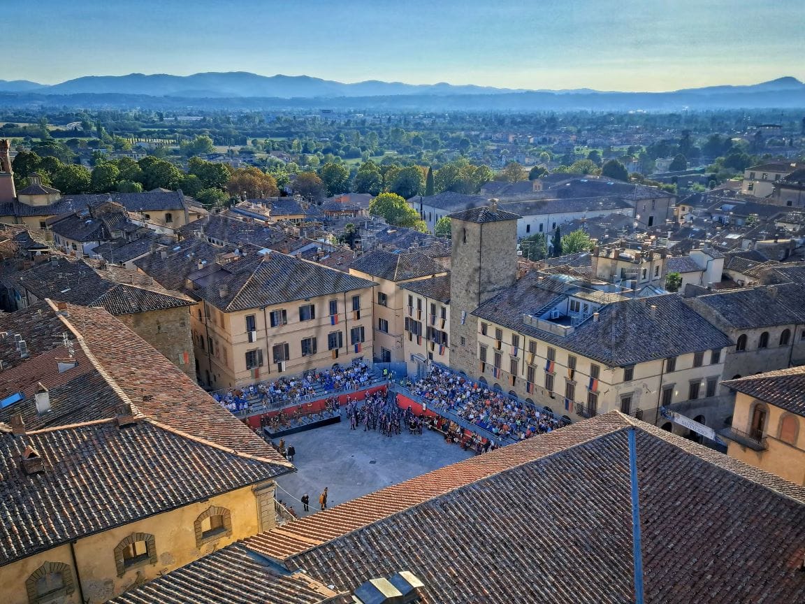 Sansepolcro i Toscana Italien