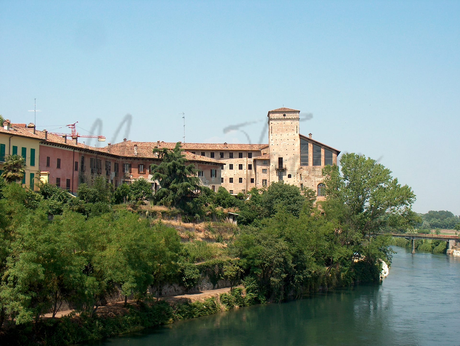 Cassano d'Adda in der Lombardei Italien