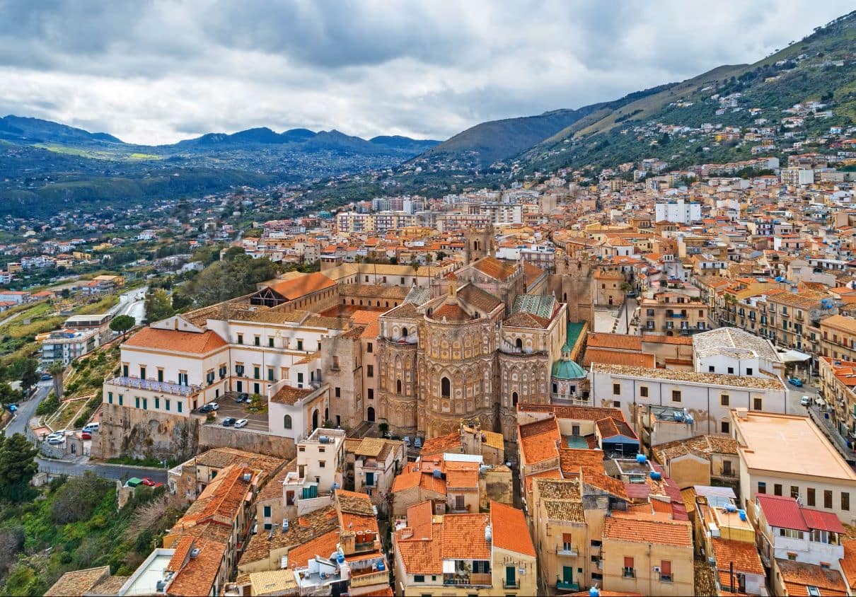 Monreale på Sicilien Italien