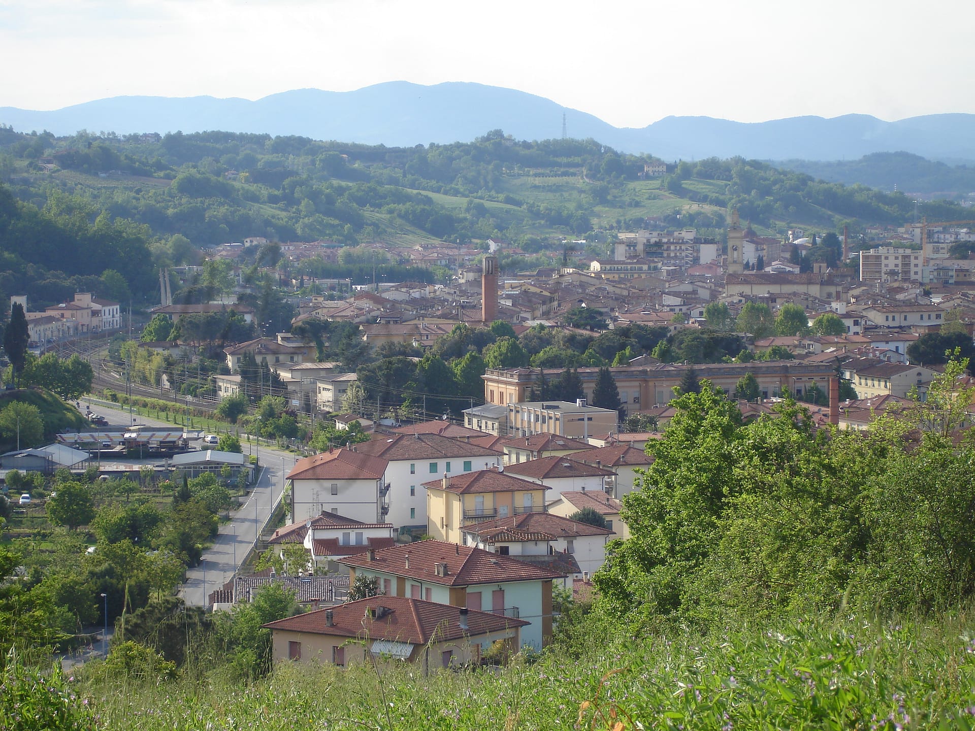 Montevarchi i Toscana Italien
