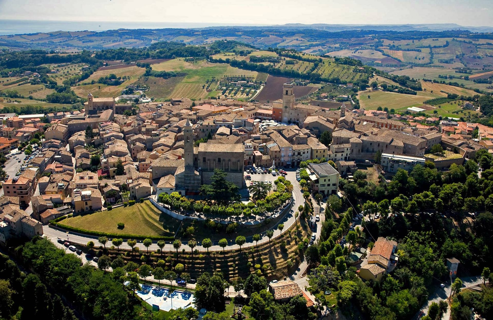 Potenza Picena i Marche Italien