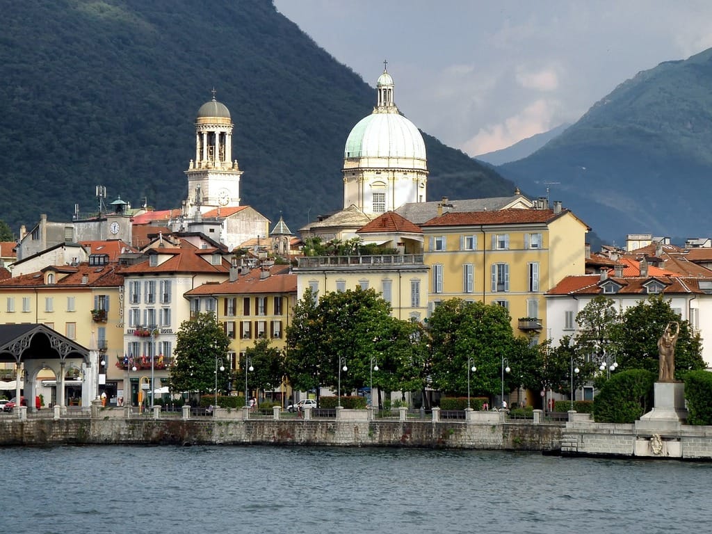 Verbania dans le Piémont Italie