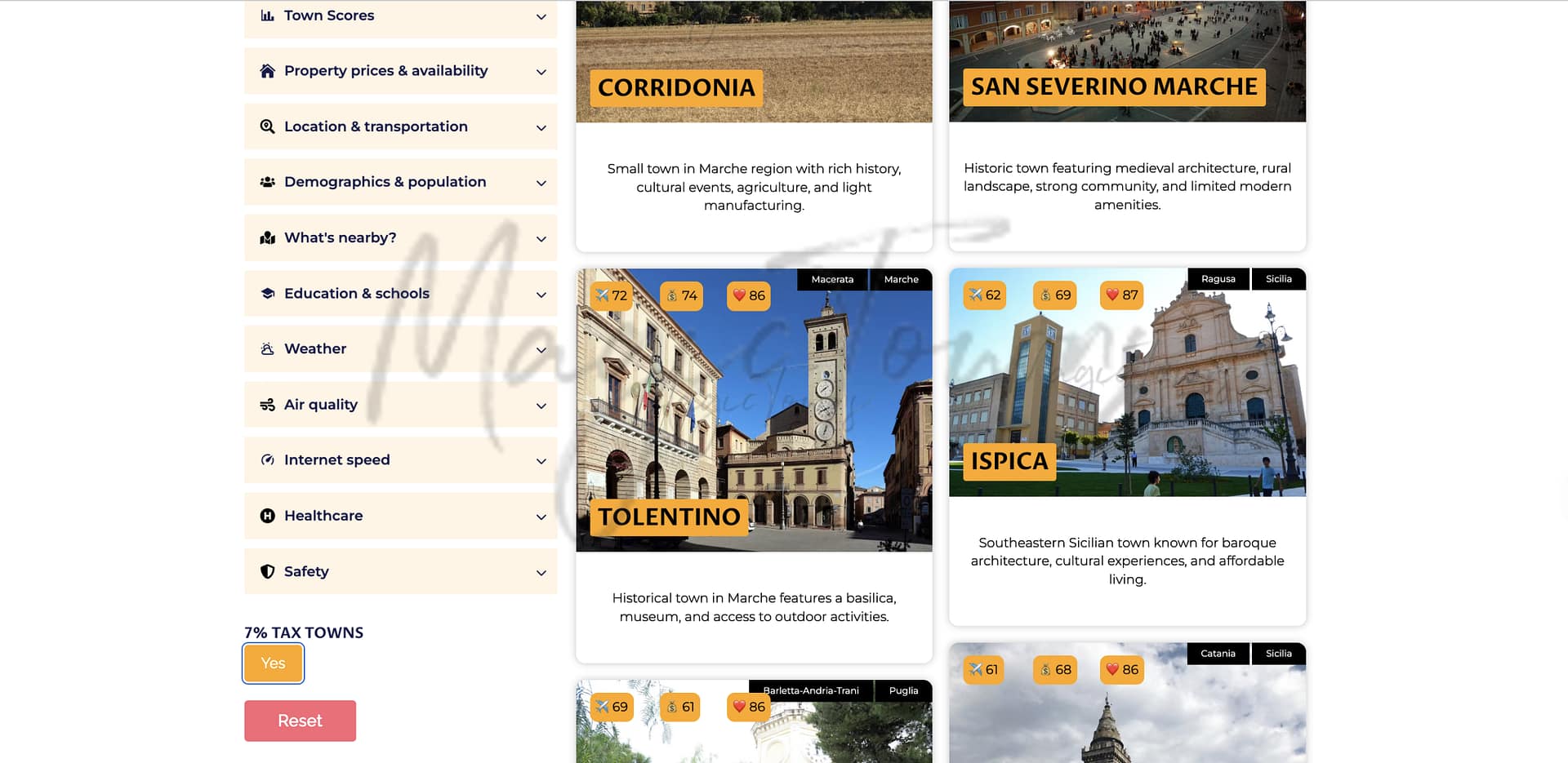 7% Tax Towns In Sardinia Near The Sea 13 7% tax towns in sardinia